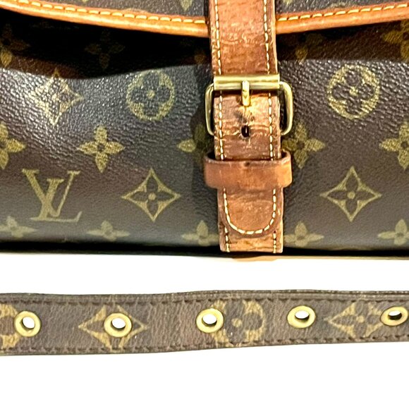 Sold-Authentic Louis Vuitton Monogram Marne Shoulder Bag M51369 w Dust Bag - Picture 12 of 12